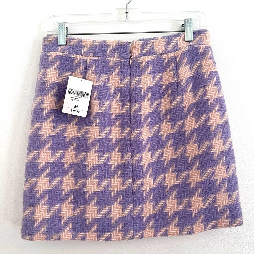 Forever 21 Tweed Skirt Purple and Pink Size Medium - Picture 5 of 12